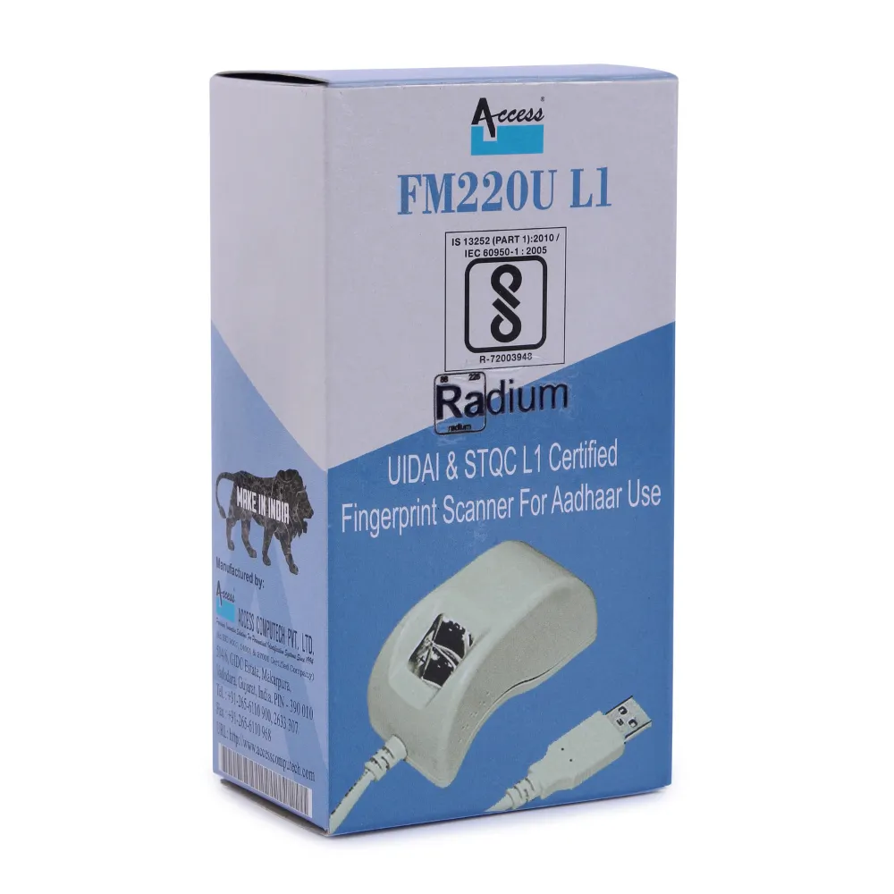 Startek FM220U‑L1 StarTek Fingerprint Scanner FM220U-L1 - Image 1
