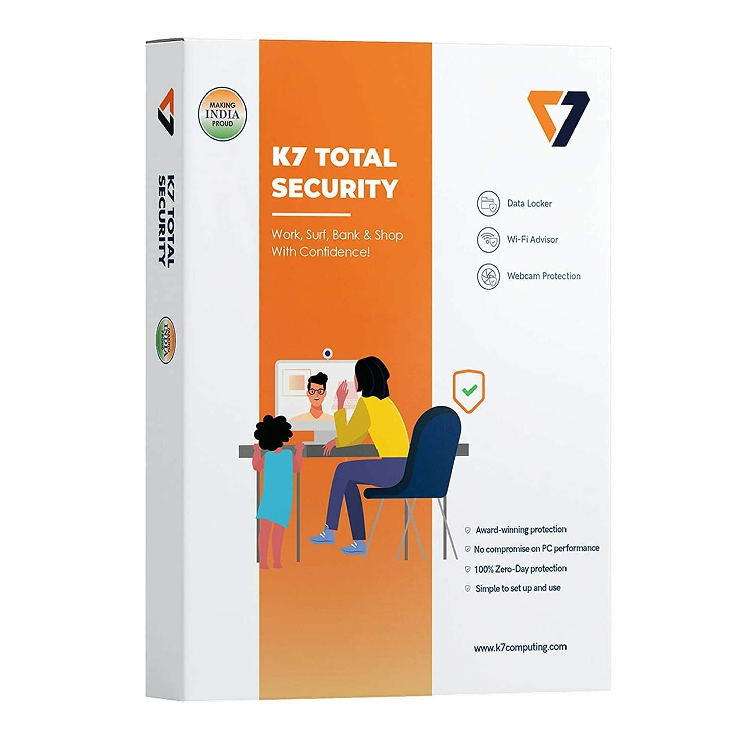 1643257773.k7 total K7 TOTAL SECURITY 1 USER 1 YEAR - Image 1