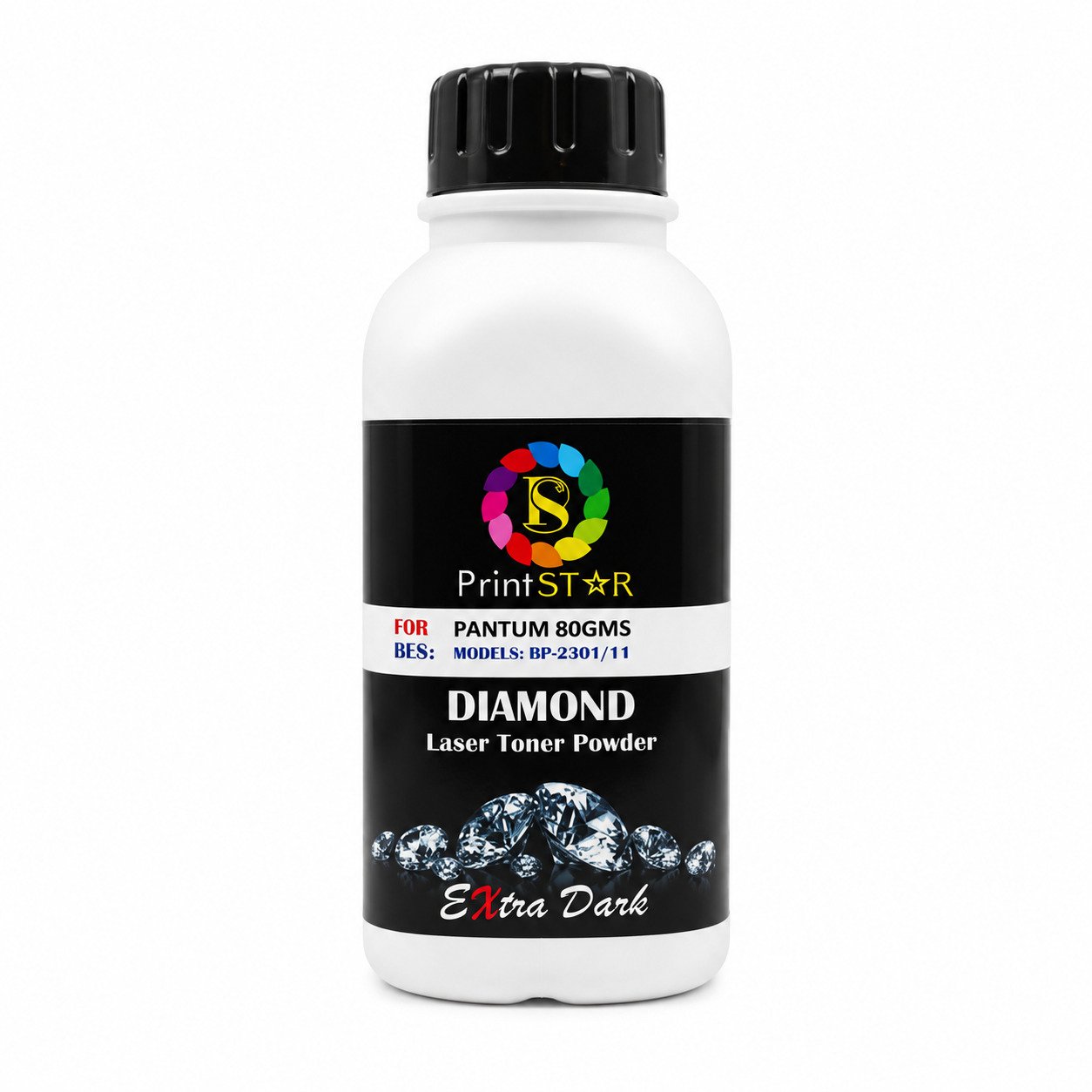 ZXXZZZ Printstar Laser Toner Powder Pantum Universal 80gm Black (Extra Dark) - Image 1