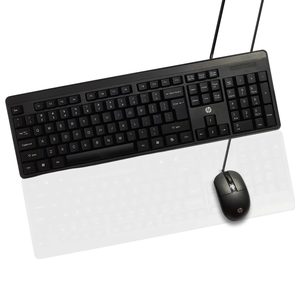 hp-km150-usb-wired-chiclet-keyboard-mouse-combo (7) HP USB Keyboard Mouse Combo KM150 - Image 1
